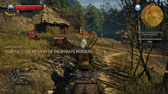 Find out what happened in Byways. / Deal with the ghouls prowling the village.