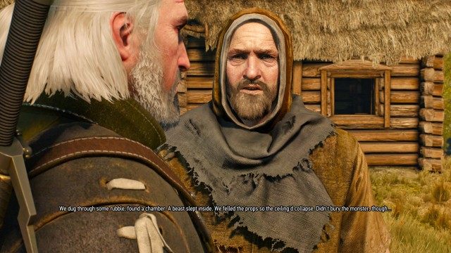 Follow the scent of blood using your Witcher Senses.