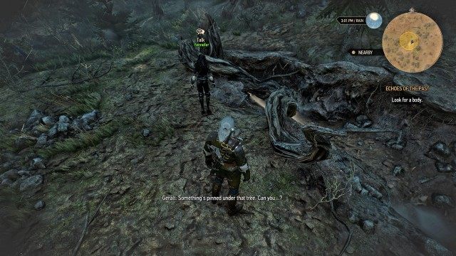 Look for a body.