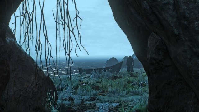 Make it to Drowned Dead Rock while avoiding the riders of the Wild Hunt.