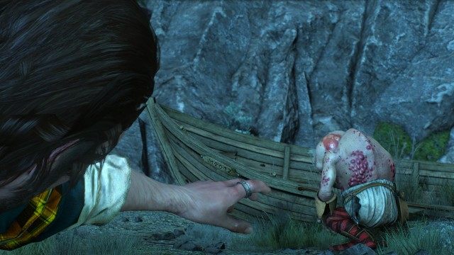 Make it to Drowned Dead Rock while avoiding the riders of the Wild Hunt.
