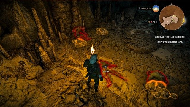 Return to the Nilfgaardian camp.