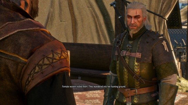Return to the Nilfgaardian camp.