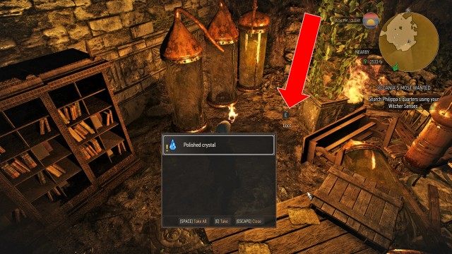 Search Philippa's quarters using your Witcher Senses.