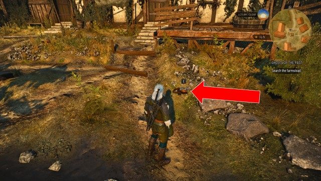 Search the farmstead. / Find where the noise is coming from using your Witcher Senses. / Enter the barn.