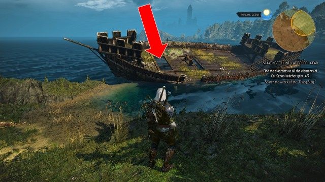 Search the wreck of the "Flying Stag."