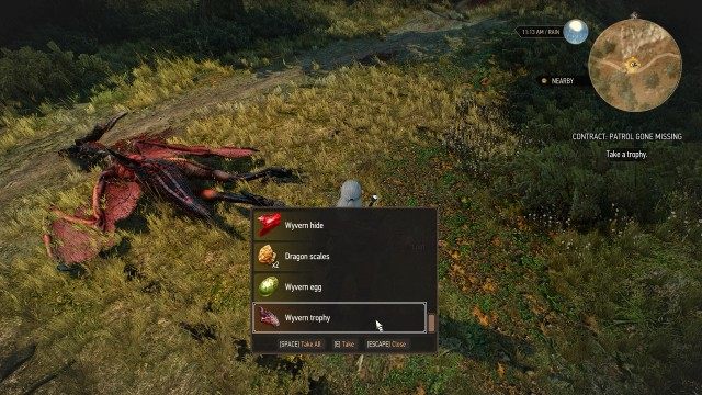 Kill the draconid. / Take a trophy.