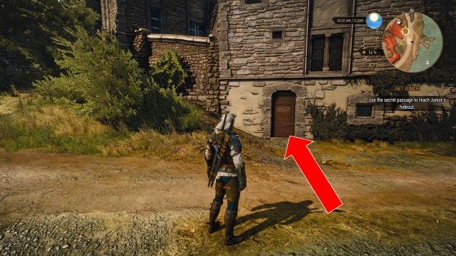 (Optional) Use the secret passage to reach Junior's hideout.