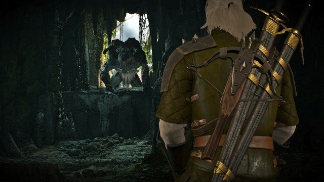 Wait in the cave for the chort to catch the scent. / Kill the chort. / Take a trophy from the chort.