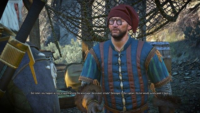 Ask the shopkeeper in the Clan Brokvar village on Spikeroog about the shipwrecked cargo.