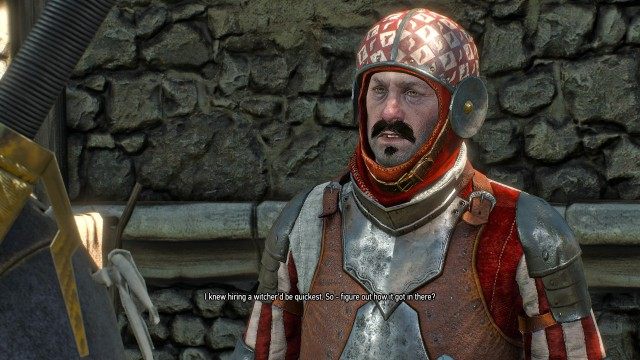 Tell the guardsman what happened in the warehouse.