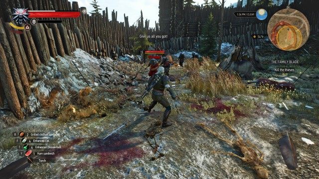 Track down the thieves at the old fort. / Kill the thieves.