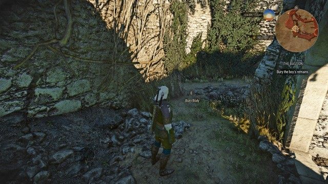 Bury the boy's remains.