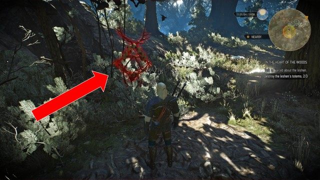 Destroy the leshen's totems. 0/3
