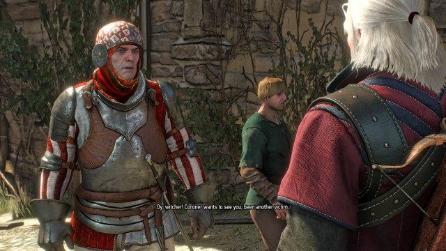 Examine the place where the woodcarver died using your Witcher Senses. / Examine the woodcarver's workshop using your Witcher Senses.