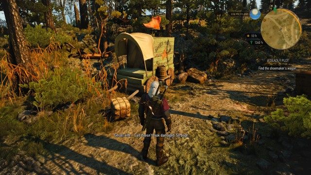 Find the shoemaker's wagon.