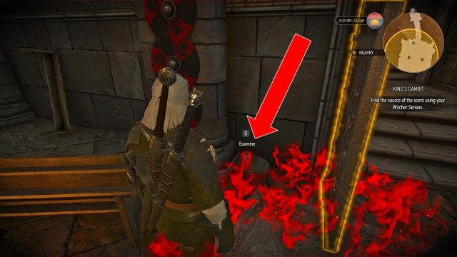 Find the source of the scent using your Witcher Senses.
