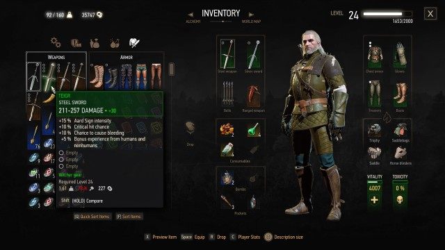 (Optional) Kill the School of the Cat witcher.