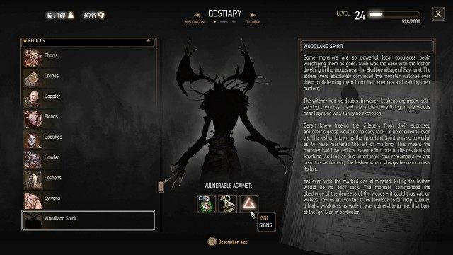 Learn more about the Woodland Spirit by reading the Bestiary.
