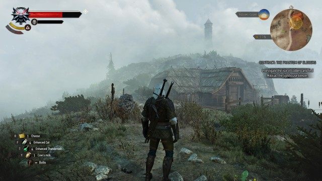 Investigate the isle of Eldberg and find Mikkjal, the lighthouse keeper.