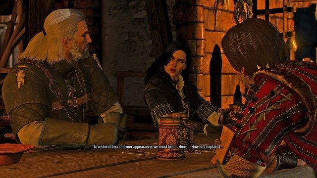 Proceed to Kaer Morhen's main hall. / (Optional) Return to the witchers.