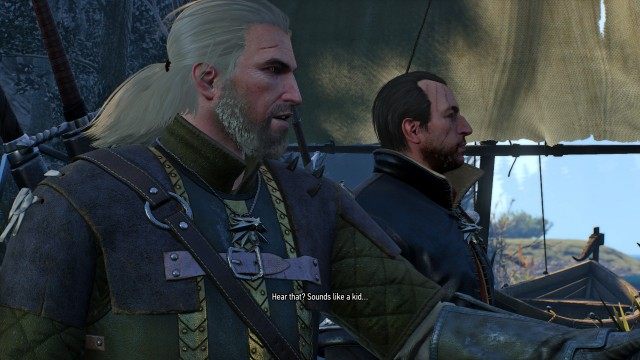 Get in the boat. / Sail across the lake with Lambert.