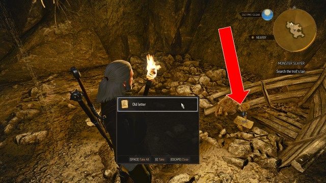 Kill the troll. / Search the troll's lair.