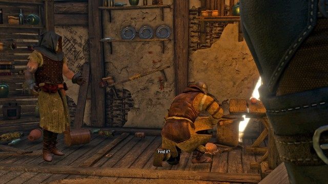 Search Zed's home using your Witcher Senses.