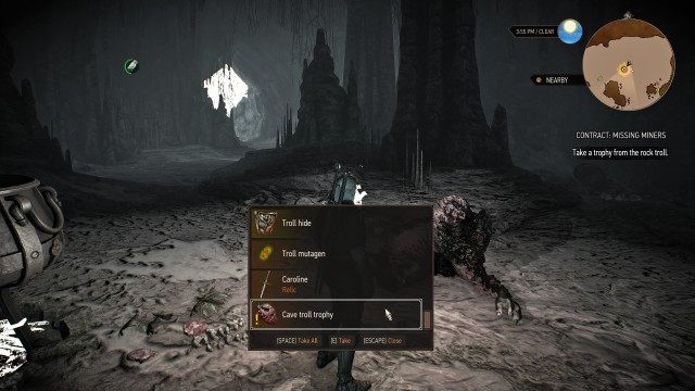 (Optional) Kill the rock troll. / Take a trophy from the rock troll. / Collect your reward.