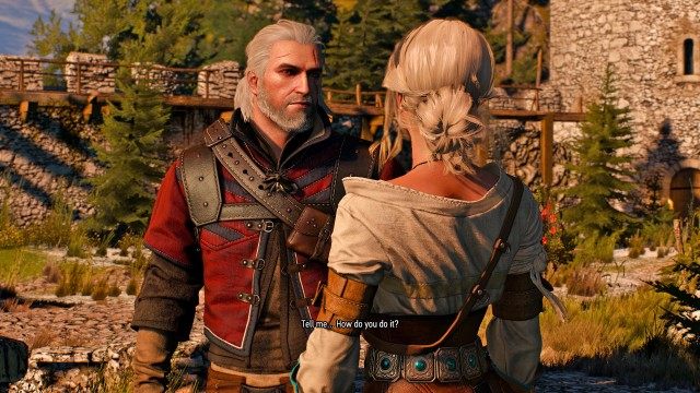 Talk to Avallac'h about what to do next. / Return to Ciri when you're ready to hit the road.