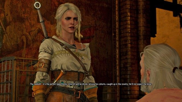 Talk to Avallac'h about what to do next. / Return to Ciri when you're ready to hit the road.