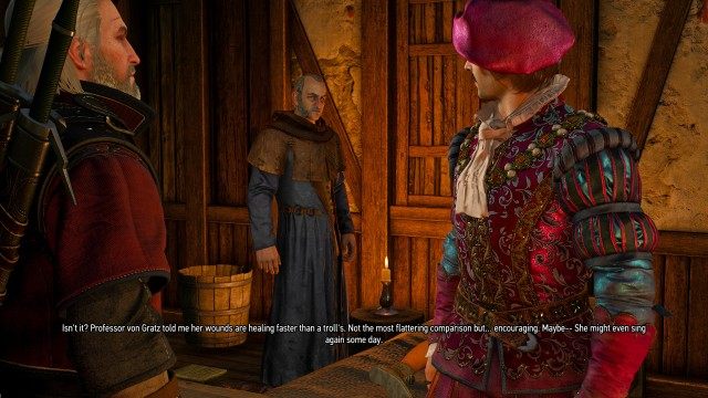 Talk to Dandelion about Priscilla's condition.