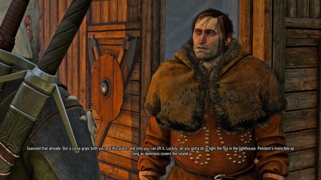 Talk to Mikkjal about the penitent.