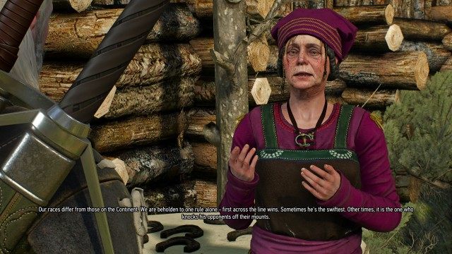 Talk to Svana the priestess about the Heroes' Dash.