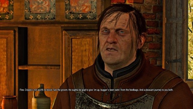 Tell the baron's sergeant you want to take Uma.