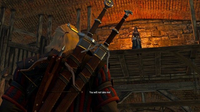 Catch Philippa Eilhart. / Sneak up on Philippa without making too much noise.