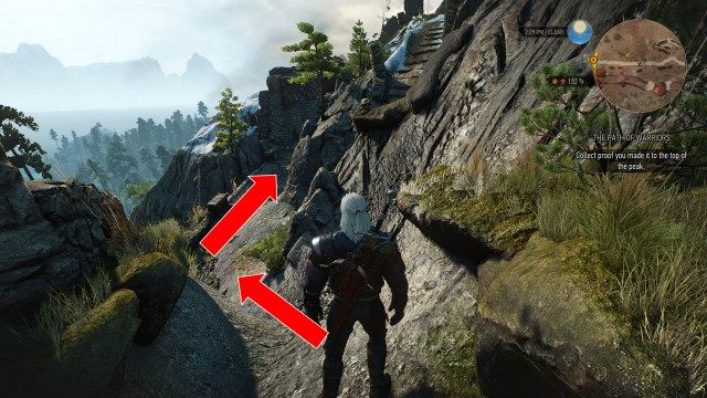 Reach the start of the Path. / Collect proof you made it to the top of the peak.