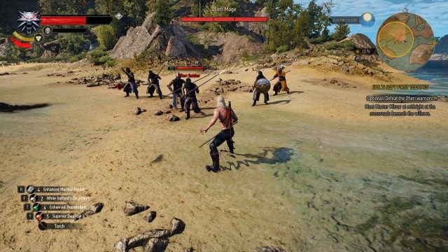 (Optional) Defeat the Ofieri warriors.