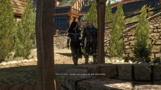 Meet Yennefer at the bridge into Oxenfurt. / Enter the prison through the well.