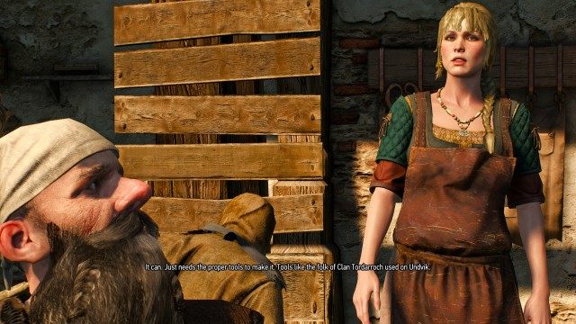 Find a master armorer in Velen.
