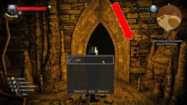Find the missing part of the mechanism using your Witcher Senses.