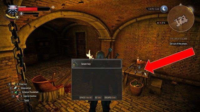 Get out of the prison. / (Optional) Make your way to Zoltan.