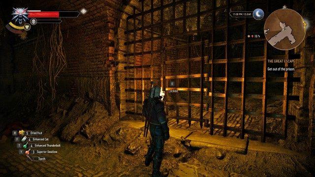 Get out of the prison. / (Optional) Make your way to Zoltan.