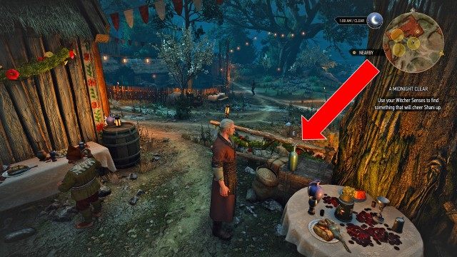 Give Shani the alcohol.