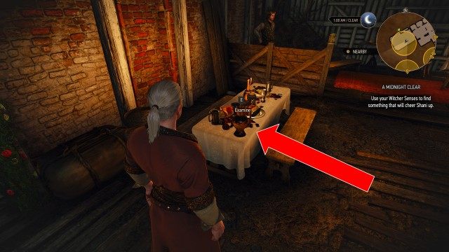 Give Shani the alcohol.