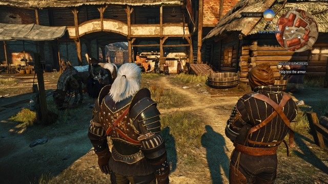 Take the gland acid to Yoana. / Talk to Fergus. / Help test the armor.