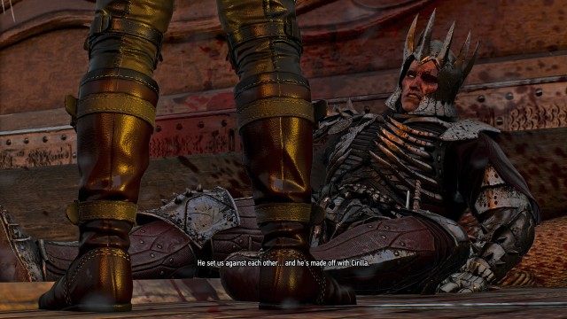 Kill Eredin. / Follow Eredin into the portal.
