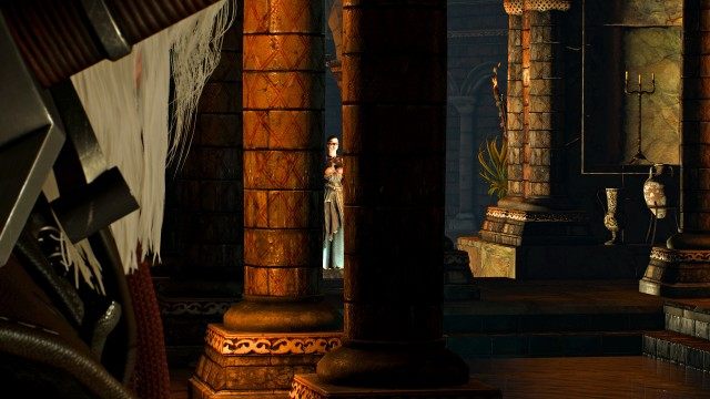 Go to the bathhouse with Triss. / Look for Philippa in the bathhouse.