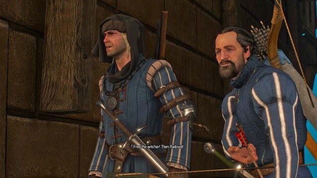 Lure Radovid from his ship.