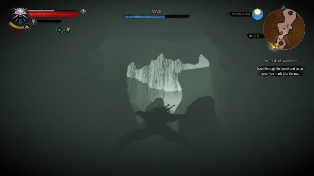Travel through the tunnel and collect proof you made it to the end.